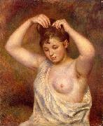 Pierre Auguste Renoir Woman Arranging her Hair Spain oil painting artist